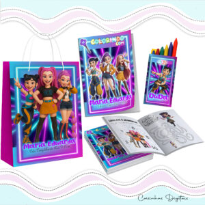 Kit Colorir Guerreiros do K-Pop