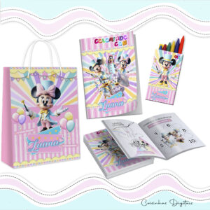 Kit Colorir Circo da Minnie