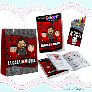 Kit Colorir La Casa de Papel