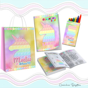 Kit Colorir Pop It Candy