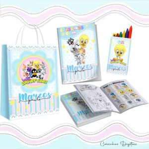 Kit Colorir Looney Tunes