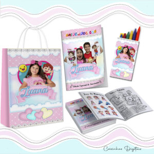 Kit Colorir Maria Clara e JP