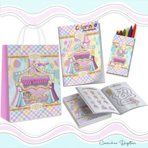 Kit Colorir Circo Candy