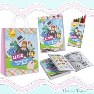 Kit Colorir B I T A Fazendinha