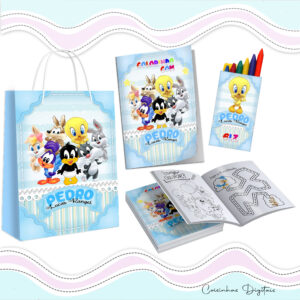 Kit Colorir Looney Tunes