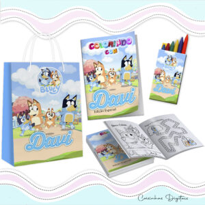 Kit Colorir Bluey