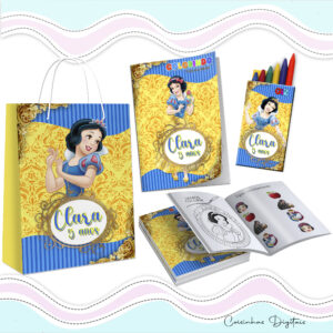 Kit Colorir Branca de Neve