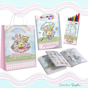 Kit Colorir Ursinho Pooh