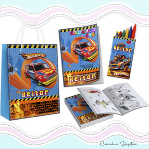 Kit Colorir Carrinhos H O T