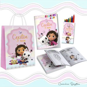 Kit Colorir Gabby