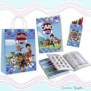 Kit Colorir Patrulha Canina