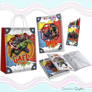 Kit Colorir Avangers