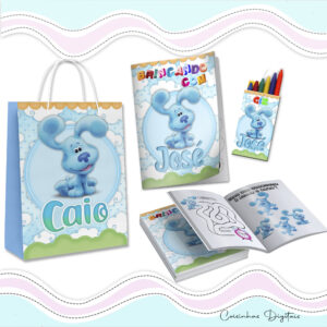 Kit Colorir As Pistas de Blue