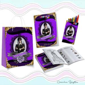 Kit Colorir Wandinha
