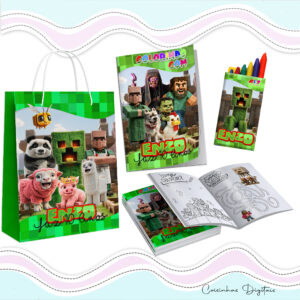 Kit Colorir Minecraft
