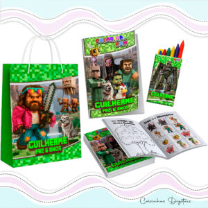 Kit Colorir Minecraft