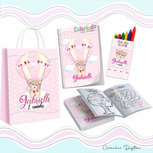 Kit Colorir Ursinha Baloeira