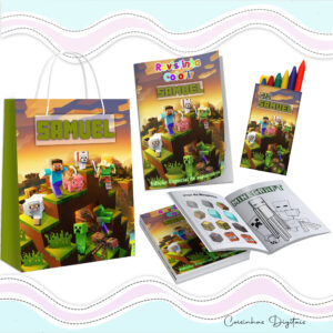 Kit Colorir Minecraft