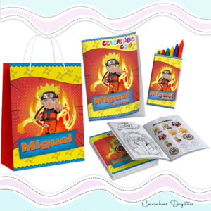 Kit Colorir Naruto