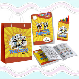 Kit Colorir Cuphead