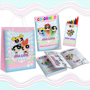 Kit Colorir Meninas Super Poderosas