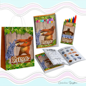 Kit Colorir Grizzy e os Lemmings