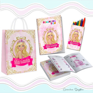 Kit Colorir Barbie