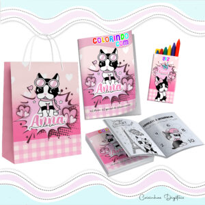 Kit Colorir Gatinha Bonbon