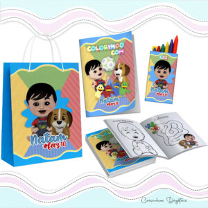Kit Colorir Bento e Totó