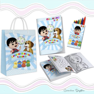 Kit Colorir Bento e Totó