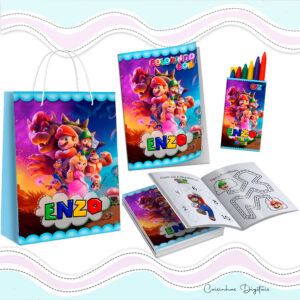 Kit Colorir Mario Bros