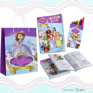 Kit Colorir Princesa Sofia