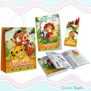 Kit Colorir Rei Leão
