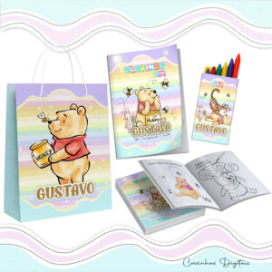 Kit Colorir Ursinho Pooh