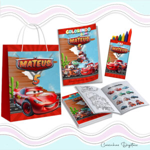 Kit Colorir Carros
