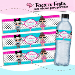 Rótulo para Água 500ml Lol