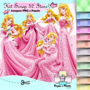 Kit Scrap Digital Princesa Aurora