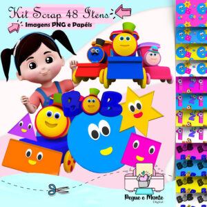 Kit Scrap Digital Bob o Trem
