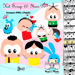Kit Scrap Digital Monica Toys
