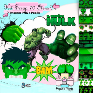 Kit Scrap Digital Hulk