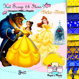 Kit Scrap Digital A Bela e a Fera