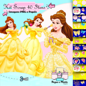 Kit Scrap Digital A Bela e a Fera