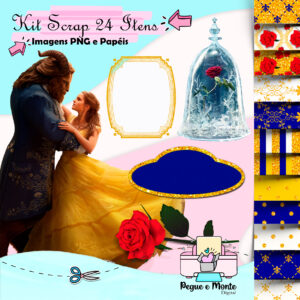 Kit Scrap Digital A Bela e a Fera