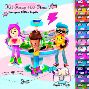 Kit Scrap Digital PK XD
