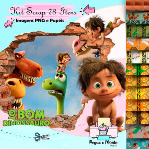 Kit Scrap O Bom Dinossauro