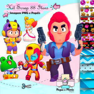 Kit Scrap Digital Brawl Stars