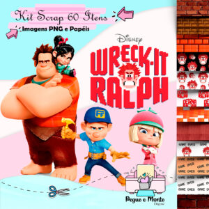 Kit Scrap Digital Detona Ralph