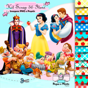 Kit Scrap Digital Branca de Neve