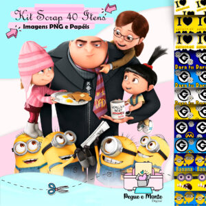 Kit Scrap Digital Meu Malvado Favorito