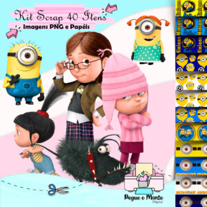 Kit Scrap Digital Meu Malvado Favorito